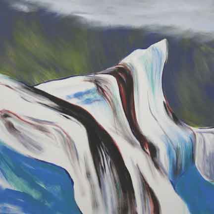 'Tip of the Iceberg', oil on canvas